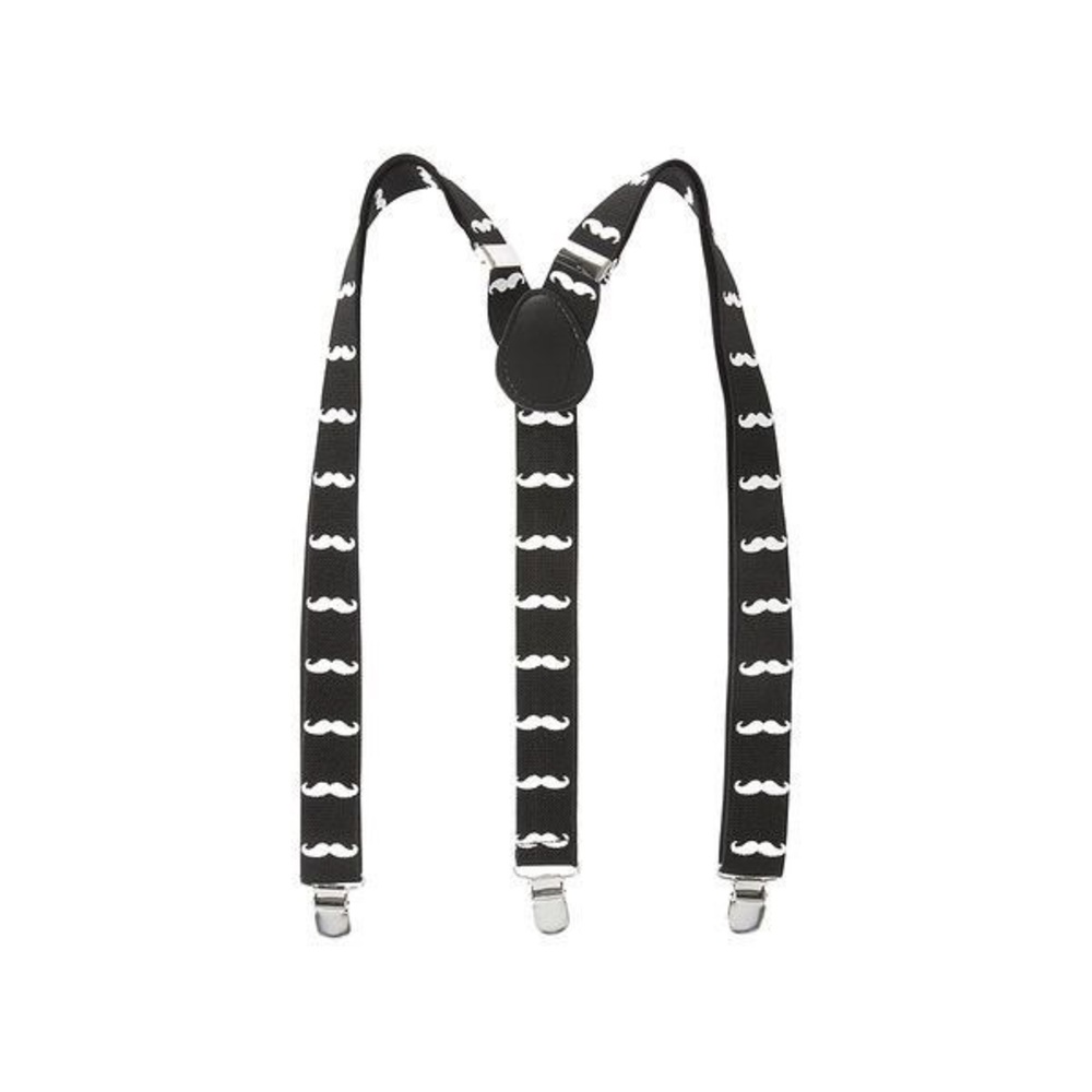 Moustache Mustache Suspenders Claire’s OS